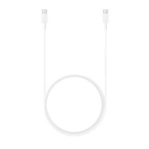 Samsung Cable USB-C to USB-C, 5A, 1.8m; White "EP-DX510JWEGEU" (timbru verde 0.08 lei)