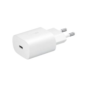 Incarcator retea 220V Samsung, USB Type C, 25W, fast charge, alb, "EP-TA800XWEGWW" (timbru verde 0.18 lei)