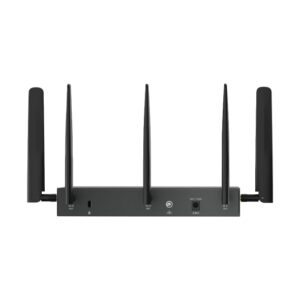 ROUTER TP-LINK VPN Gigabit, Omada 4G+ Cat6 AX3000 Dual-Band WiFi 6, 6 × Gigabit RJ45 port, 5 antene externe detasabile, "ER706W-4G" (timbru verde 0.8 lei)