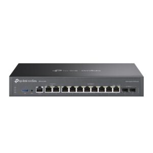 ROUTER TP-LINK VPN Multi-WAN cu porturi 2.5G, 2× Porturi RJ45 WAN/LAN de 2.5G, 8× Porturi RJ45 WAN/LAN Gigabit, 2× Sloturi SFP Gigabit "ER7412-M2" (timbru verde 0.8 lei)