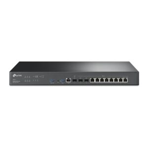 ROUTER TP-LINK wired Gigabit, 2×10GE SFP+ (1WAN,1 WAN/LAN), 1×1GE SFP WAN/LAN, 8×1GE RJ45 WAN/LAN, 1×RJ45 Console, 2×USB (Connecting 4G/3G Modem as WAN Backup) "ER8411" (timbru verde 0.8 lei)