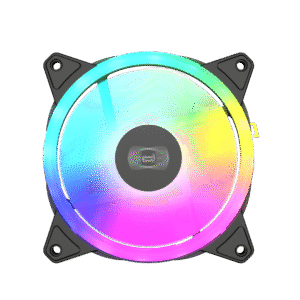 SET 3 VENTILATOARE PCCOOLER, 120mm, 500 - 1800 RPM, LED ARGB, conector 4 pin, "F3 T120ARGB  3 IN 1 BK"