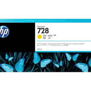 Cartus Cerneala Original HP Yellow, nr.728, pentru DesignJet T730|DesignJet T830, , (timbru verde 0.15 lei), "F9K15A"