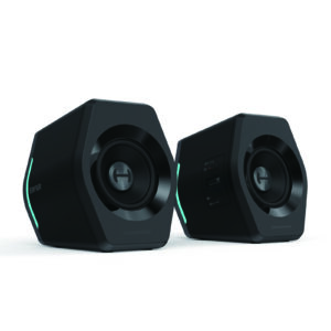 BOXE EDIFIER Gaming 2.0, RMS:  16W (2 x 8W), bass 2.75",control volum,BT/USB/AUX,sound mode: Music/Game/Movie,12 x LED RGB, frecv. rasp 98Hz-20KHz, 220V power,black, "G2000-BK" (timbru verde 0.8 lei)
