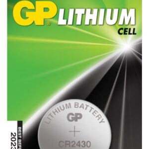 Baterie GP Batteries, butoni (CR2430) 3V lithium, blister 1 buc. "GPCR2430-2CPU1" "GPPBL2430052" - 945242 (timbru verde 0.01  lei)