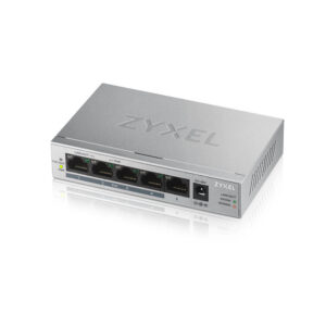 SWITCH PoE ZYXEL, "GS1005-HP"port Gigabit x 5, unmanaged, nerackabil, carcasa metalica, "GS1005HP-EU0101F" (timbru verde 2 lei)