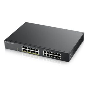 SWITCH PoE ZYXEL, port Gigabit x 24, SFP nu, managed, rackabil, "GS1900-24EP-EU0101F" (timbru verde 2 lei)