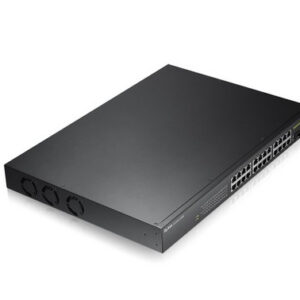 SWITCH. PoE ZyXel, port Gigabit x 24, SFP SFP x 2, managed, rackabil, carcasa metalica, "GS190024HPV2-EU0101F" (timbru verde 2 lei)