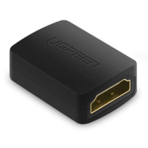 ADAPTOR video Ugreen, "HD112" cupla extender HDMI (M) la HDMI (M), rezolutie maxima 4K UHD (3840 x 2160) la 60 Hz, conectori auriti, negru "20107" (timbru verde 0.08 lei) - 6957303821075