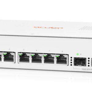 SWITCH HP, Aruba, Gigabit x 8, SFP x 2, "JL680A" (timbru verde 2 lei)