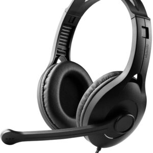 CASTI Edifier, cu fir, standard, utilizare multimedia, call center, microfon pe casca, conectare prin USB 2.0, negru, "K800-BK", (timbru verde 0.8 lei)