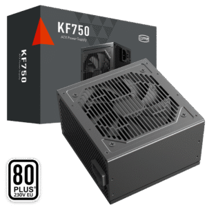 SURSA PCCOOLER, 750W, fan 120mm, certificare 80PLUS White, MB 20+4 pin x 1, CPU 4+4 pin x 2 , PCI-E 6+2 pin x 2, SATA x 3, "KF750" (timbru verde 2lei)