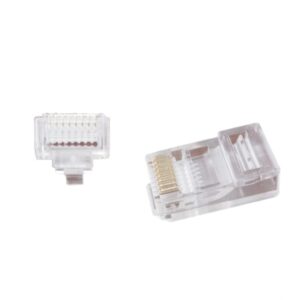 MUFA RJ-45 GEMBIRD pt. cablu UTP, Cat5e, RJ-45 (T) | RJ-45 (T) tip pass-through, plastic, 50 buc, "LC-PTU-01/50"