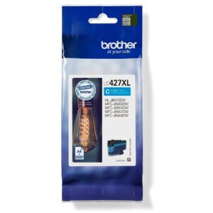 Cartus Cerneala Original Brother Cyan, LC427XLC, pentru MFC J5955|MFC J6955|MFC J6957, 5K, (timbru verde 0.15 lei), "LC427XLC"