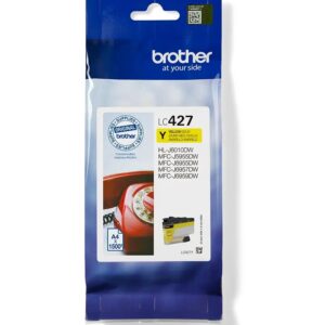 Cartus Cerneala Original Brother Yellow, LC427Y, pentru MFC J5955|MFC J6955|MFC J6957, 1.5K, (timbru verde 0.15 lei), "LC427Y"