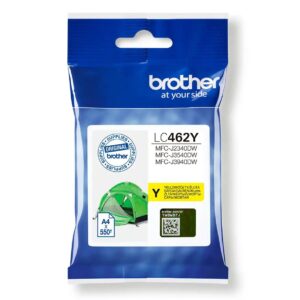 Cartus Cerneala Original Brother Yellow, LC462Y, pentru MFC J2340|MFC J3540|MFC J3940, 550, (timbru verde 0.15 lei), "LC462Y"
