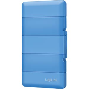 CUTIE  LOGILINK, pt 4 x SSD M.2 NGFF/ NVME, rezistenta la socuri, albastru , "UA0417"