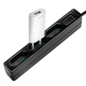 PRELUNGITOR LOGILINK, Euro skt x 3, cablu 3G 1.0mm2, 230 V/7.5 A, 50 Hz, max. 1700 W, IP20, 1.5m,negru, "LPS229B" (timbru verde 0.8 lei)