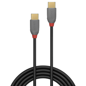 CABLU alimentare si date Lindy pt.smartphone  USB Type-C (T) la USB Type-C (T), 1 m, PVC, gri, "LY-36871" (timbru verde 0.08 lei)