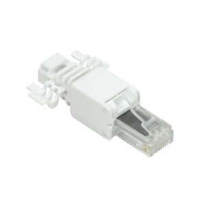 MUFA Logilink RJ45 pt. cablu UTP, Cat.6A, modulara, alb "MP0028"