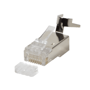 MUFA RJ-45 LOGILINK pt. cablu UTP, FTP, SFTP,Cat5e|Cat6|Cat6a|Cat7|Cat7a|Cat8.1, RJ-45 (T), ecranat, plastic cu metal, pt. AWG 22-24, dim. cablu 8mm, pt. cablu solid Cat.6A si Cat.7, 10 buc, "MP0030"