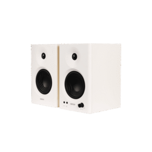 BOXE EDIFIER 2.0, RMS:  42W (2 x 21W), studio monitor, volum, bass, treble, intrare jack 6.35 TRS balanced, RCA, iesire casti, white, "MR4-W"  (timbru verde 11.00 lei)
