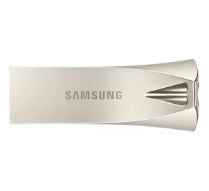 MEMORIE USB SAMSUNG 256 GB, USB 3.1, profil mic, carcasa metalica, auriu, "MUF-256BE3/APC" (timbru verde 0.03 lei)