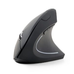 MOUSE GEMBIRD, PC sau NB, wireless, 2.4GHz, optic, 1600 dpi, butoane/scroll 6/1, ergonomic, negru, "MUSW-ERGO-01" (timbru verde 0.18 lei)