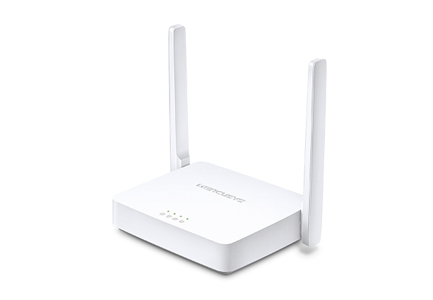 ROUTER MERCUSYS wireless  300Mbps, 2 porturi 10/100Mbps, 2 antene externe "MW301R" (timbru verde 0.8 lei)