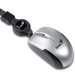 MOUSE Genius, "Micro Traveler V2", PC sau NB, cu fir, USB, optic, 1200 dpi, butoane/scroll 3/1, , gri, "31010125102" (timbru verde 0.18 lei)