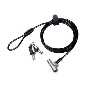 CABLU securitate LOGILINK pt. notebook, slot nano, 2 chei standard, 1.8m, cablu aliaj-zinc, permite pivotant si rotire, "NBS013" (timbru verde 0.18 lei)