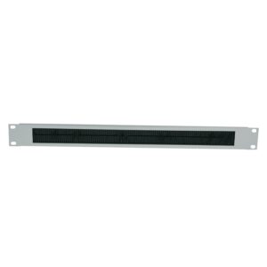 PANOU intrare cabluri LOGILINK, tip masca orizontala cu perii, 19 inch, 1U, gri, "ORCEB1G"