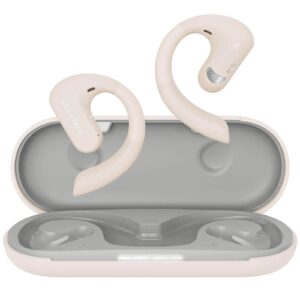 Casca OneOdio wireless, tip butoni - TWS, utilizare smartphone, conectare prin Bluetooth 5.3 , difuzor 16.2 mm, alb, "OpenRock-S-Cream" (timbru verde 0.18lei)