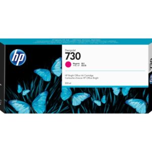 Cartus Cerneala Original HP Magenta, nr.730, pentru DesignJet T1600|T1700|T2600,300ml , (timbru verde 0.15 lei), "P2V69A"