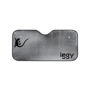 PARASOLAR auto Iggy pentru parbriz, fata dubla, folie din aluminiu, 2 x ventuze prindere, dimensiune 150 x 80 cm "IGAA-PARAS-150"