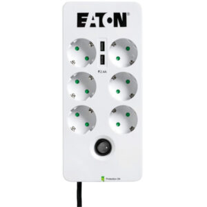 Eaton Protection Box 6 USB DIN,"PB6UD" (timbru verde 0.18 lei)