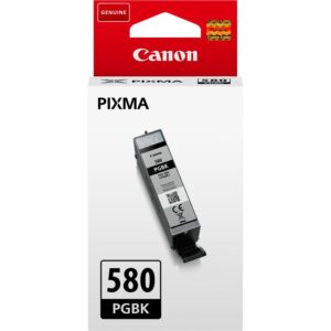 Cartus Cerneala Original Canon Black, PGI-580PGBK, pentru Pixma TR7550|TR8550|TS6150|TS6250|TS705|TS8150|TS8250|TS9150|TS9155|TS9550, , (timbru verde 0.15 lei), "2078C001AA"