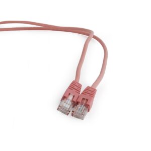PATCH CORD UTP GEMBIRD Cat5e, cupru-aluminiu, 2 m, roz, AWG26, "PP12-2M/RO" (timbru verde 0.08 lei)