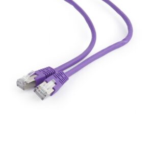 PATCH CORD FTP GEMBIRD Cat6, cupru-aluminiu, 3 m, violet, AWG26, ecranat "PP6-3M/V" (timbru verde 0.08 lei)