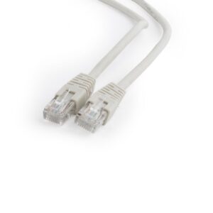 PATCH CORD UTP GEMBIRD Cat6, cupru-aluminiu, 5 m, gri, AWG26, "PP6U-5M" (timbru verde 0.18 lei)