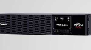 UPS CYBER POWER Line Int. cu sin. pura, cu management, Rack 2U, LCD, 1500VA/1500W, AVR, 10x IEC, baterie 4x 12V/9Ah, incarcare pana la 3h, USB, 2x RJ45, RS232, slot SNMP, APFC, EPO, hot-swapp, tehn. GreenPower, "PR1500ERT2U" (timbru verde 11 lei)