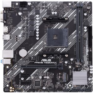 PLACA de BAZA Asus "PRIME A520M-K", skt AM4, mATX, AMD A520, 2 x DDR4, max. 64 GB, 4 x SATA, 1 x M.2, 7.1, "PRIME A520M-K"