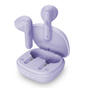 CASTI Genius, "HS-M905BT", TWS, wireless, intraauriculare - butoni, pt smartphone, microfon pe casca, conectare prin Bluetooth 5.3, violet, USB-C, "31710025401", (timbru verde 0.18 lei)