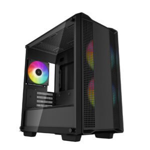 CARCASE DeepCool "CC360 ARGB" Middle Tower mATX, USB3.0xxxx1, USB2.0xxxx1, Audioxxxx1, negru, "R-CC360-BKAPM3-G-1" (timbru verde 0.24 lei)