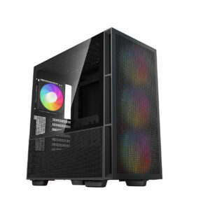 CARCASE DeepCool "CH560" Middle Tower ATX, USB3.0xxxx2, Audioxxxx1, negru, "R-CH560-BKAPE4-G-1" (timbru verde 0.32 lei)