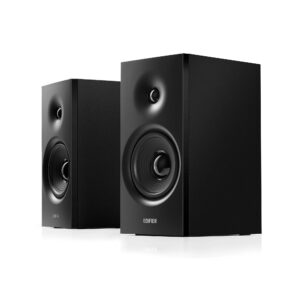BOXE EDIFIER 2.0, RMS: 24W (2 x 12W), bluetooth, volum, 220V alimentare, black "R1080BT-BK" (timbru verde 11.00 lei)