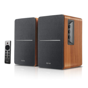 BOXE EDIFIER 2.0, RMS:  42W (2 x 21W), bluetooth, telecomanda wireless, volum, bass, treble, optical, sub-out, brown, "R1280DBS-BR"  (timbru verde 11.00 lei)