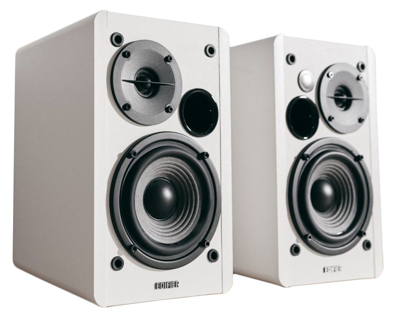 BOXE EDIFIER 2.0, RMS:  42W (2 x 21W), telecomanda wireless, volum, bass, treble, white, "R1280Tw" (timbru verde 11.00 lei)