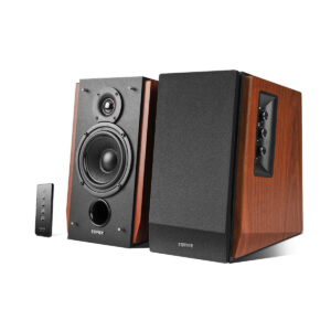 BOXE EDIFIER 2.0, RMS:  66W (2 x 15W, 2 x 18W), bluetooth, telecomanda wireless, volum, bass, treble,  dual RCA, brown, "R1700BT-BR" (timbru verde 11.00 lei)