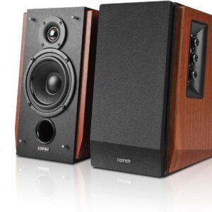 BOXE EDIFIER 2.0, RMS:  66W (2 x 15W, 2 x 18W), bluetooth, telecomanda wireless, volum, bass, treble,  dual RCA, sub-out, brown, "R1700BTS-BR" (timbru verde 11.00 lei)